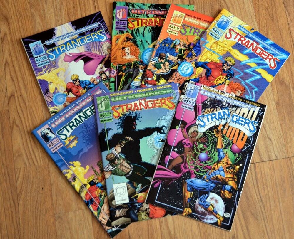 Vintage Ultraverse Strangers Malibu Comics #1-7